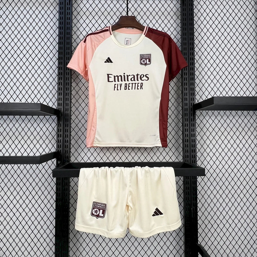 Maillot Kit Enfant Lyon 2024-25 face avant