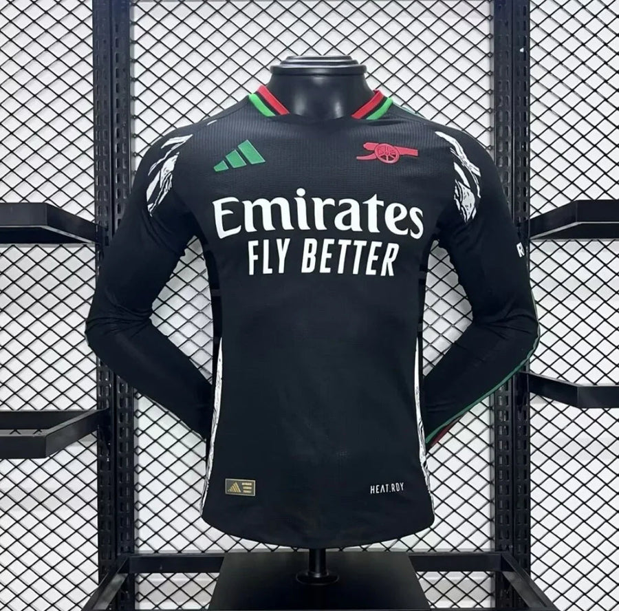 Maillot Maillot Arsenal extérieur manches longues 2024-25 face avant