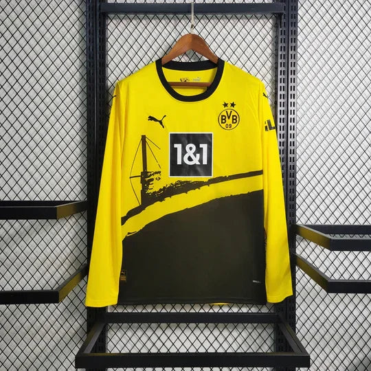 Maillot Maillot Dortmund 2023 2024 Manches Longues face avant
