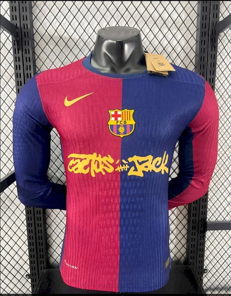 Maillot Maillot FC Barcelone manches longues 2024-25 face avant