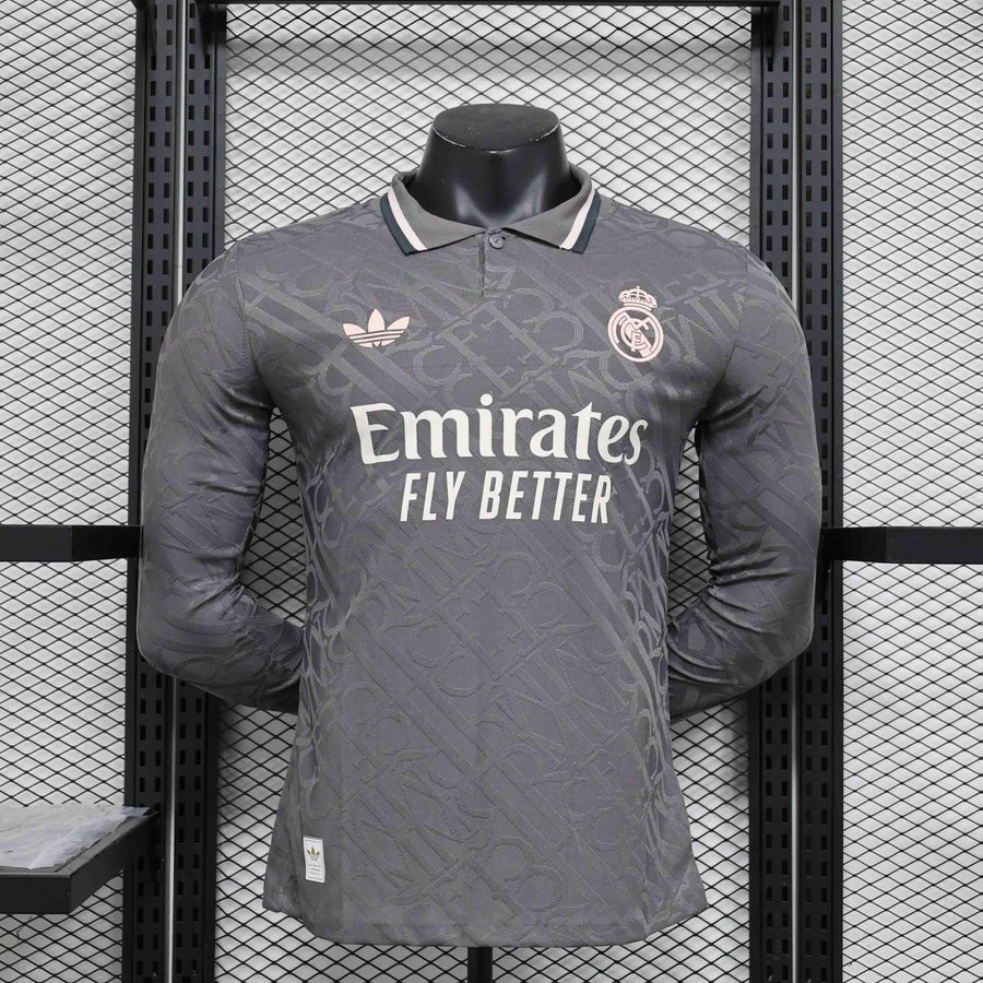 Maillot Maillot Real Madrid manches longues 2024-25 face avant