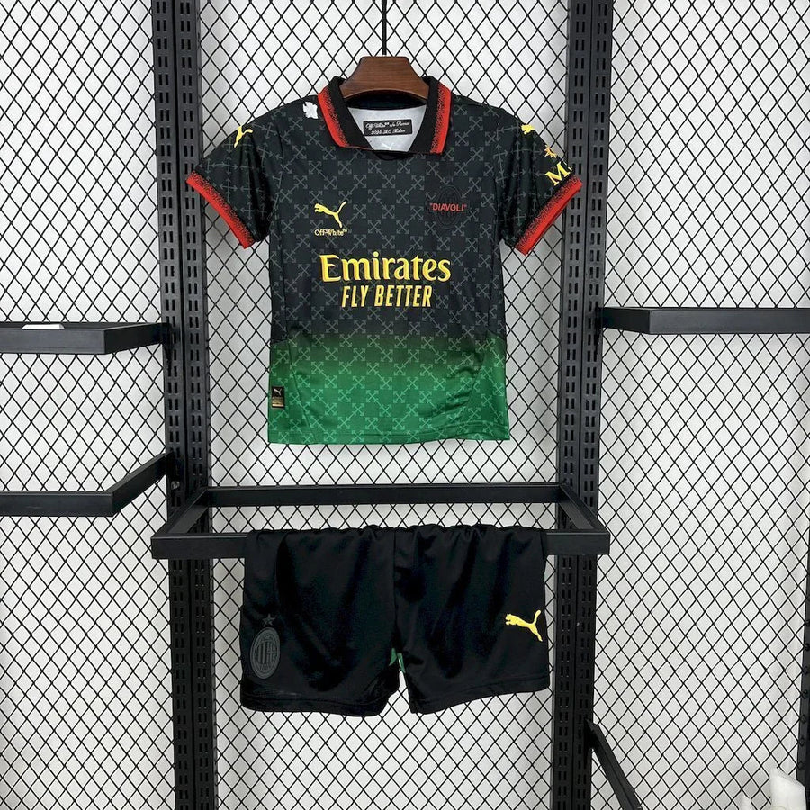 Maillot Kit Enfant AC Milan concept 2025-26 face avant