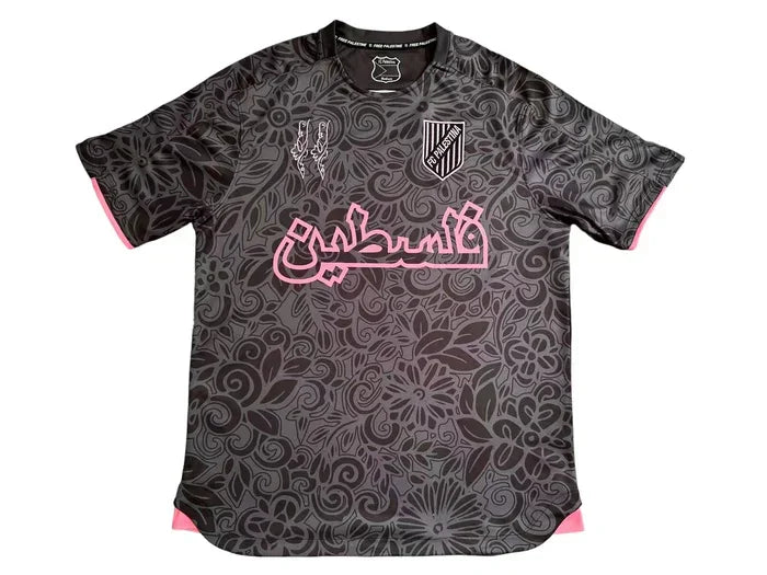 Maillot MAILLOT 24/25 PALESTINE NOIR SPÉCIAL face avant
