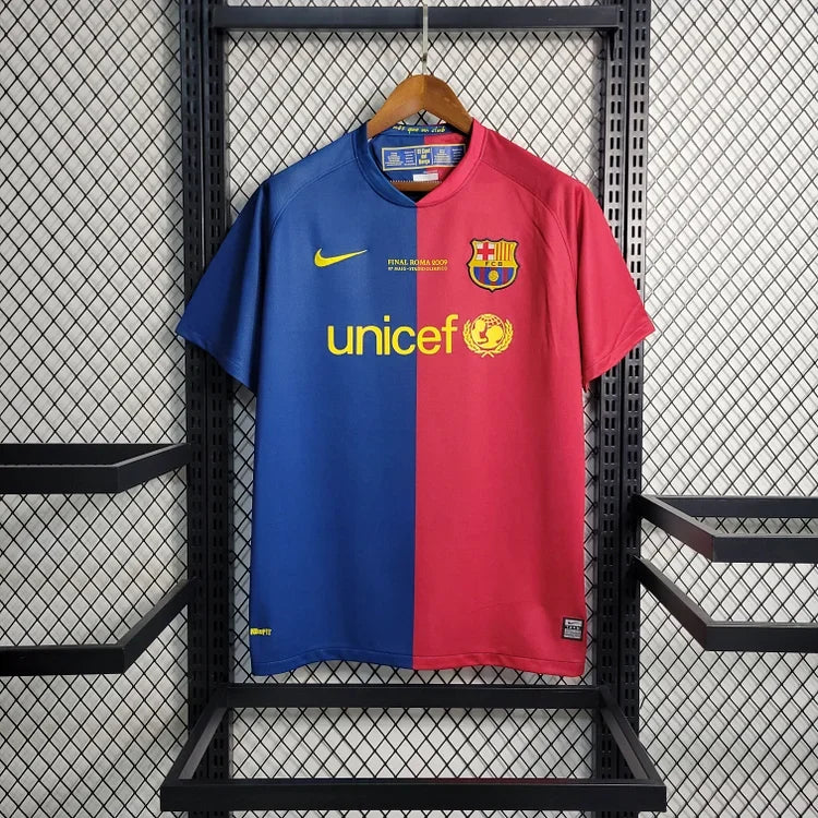 Maillot Maillot Rétro FC Barcelone Domicile 2008-09 face avant