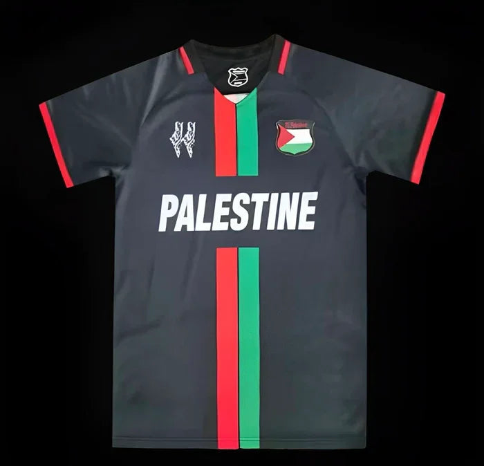 Maillot Maillot Palestine saison 2023-2024 édition spéciale noir face avant